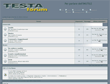 Tablet Screenshot of forum.testamusic.it